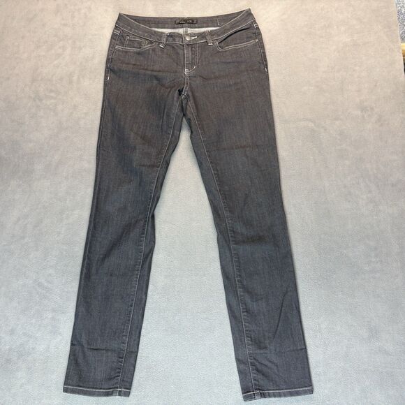 prAna Kara Jeans Womens Size 6 / 28 Gray Organic Cotton Stretch 5 Pocket - Picture 2 of 11
